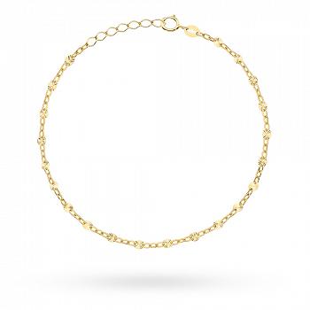 Bransoletka złota diamentowane kółeczka FUG2-17-B00783-2