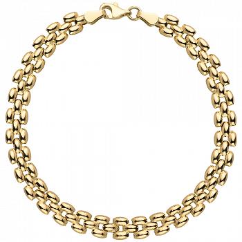 Bransoletka złota z regularnym wzorem FUG2-17-B00712-2