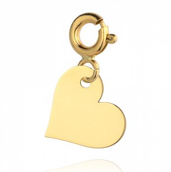 Zawieszka złota charms serce FUG6-20-Z00248-2