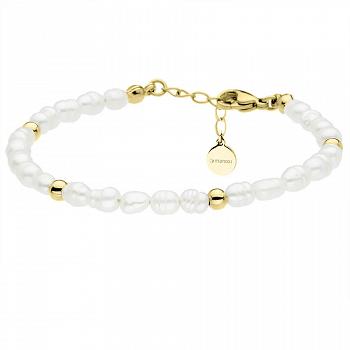 Bransoletka damska z pereł BA858G