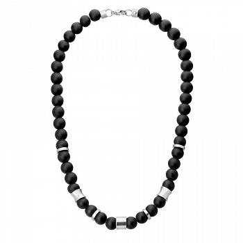 Naszyjnik męski • onyks WA653BS