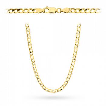 Złoty łańcuszek Pancerka diamentowana 55cm FUG1-26-Ł00077-2/7.29