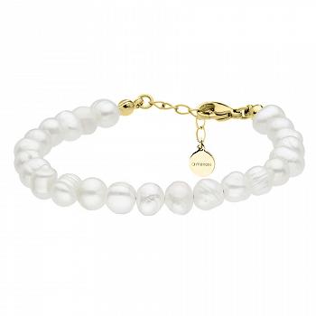 Bransoletka damska z pereł BA857G