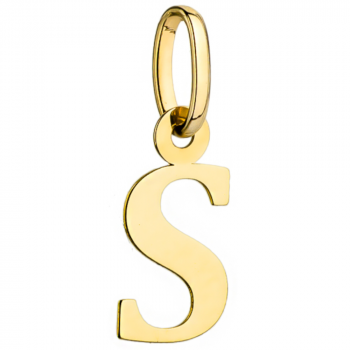 Zawieszka złota literka S duża FUG6-20-Z00214-2