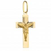 Złoty krzyżyk z wizerunkiem Pana Jezusa FUG4-9-C00045-2