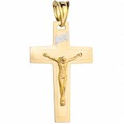 Złoty krzyżyk z wizerunkiem Pana Jezusa FUG4-9-C00056-2