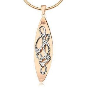 Złota zawieszka z cyrkoniami ZLA6355