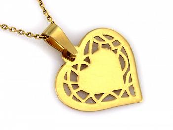 Zawieszka złota serduszko FUGZA2772A