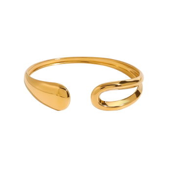 Bransoletka damska złota sztywna FUGJDBW2410021