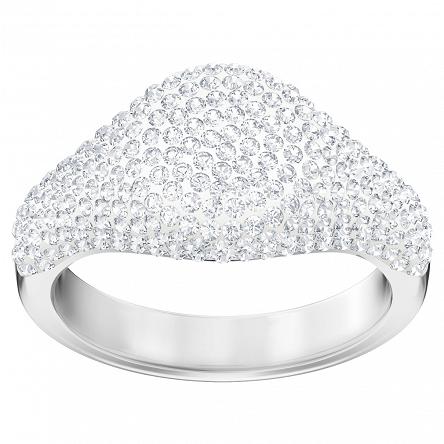 Pierścionek Swarovski • Stone Signet Ring, White, Rhodium plating 5409179 5409181