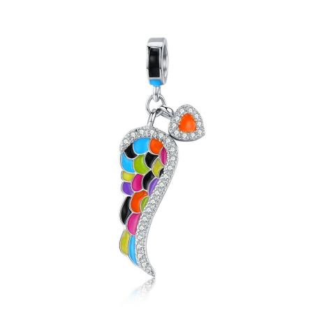 Charms KOLOROWE SKRZYDŁO ❤ FUG0295 Charms KOLOROWE SKRZYDŁO ❤ FUG0295